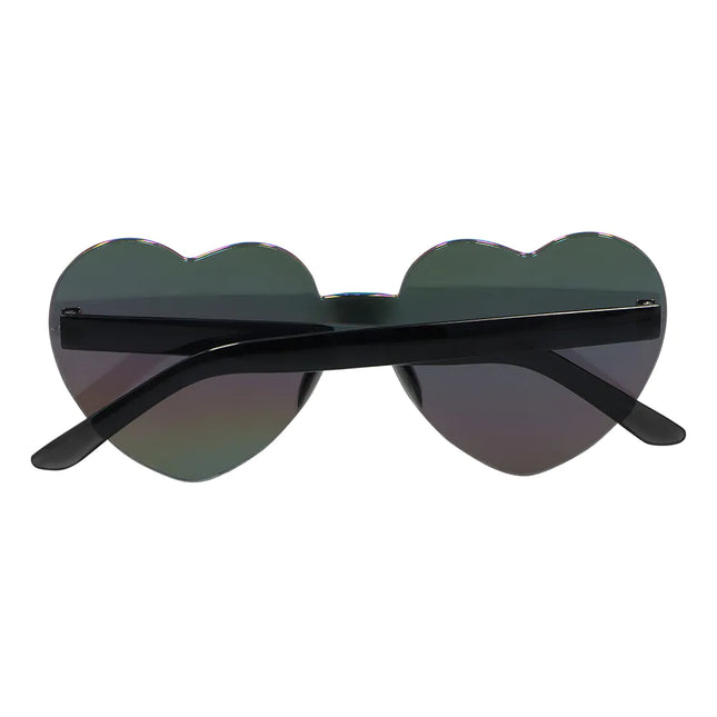 Fiesta brile Festival corazones espejo negro