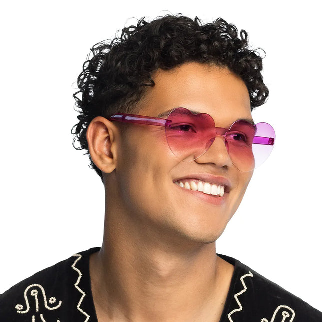 Fiesta brile Festival corazones rosa