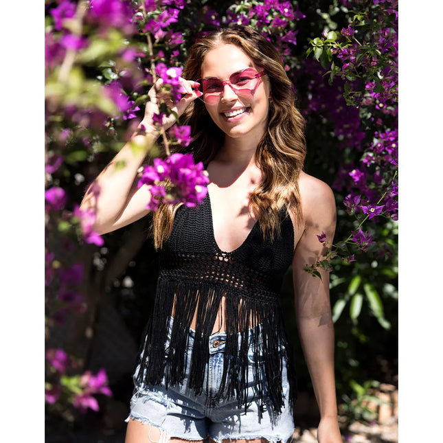 Fiesta brile Festival corazones rosa