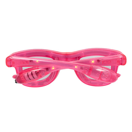 Gafas de fiesta LED Blink rosa