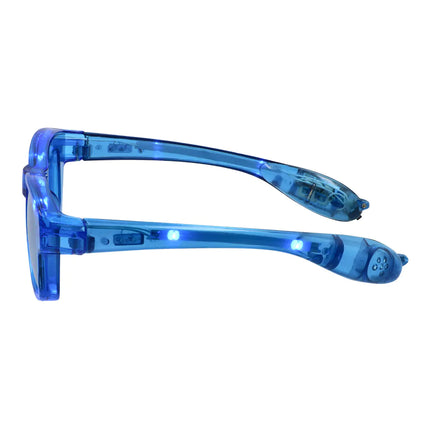 Gafas de fiesta LED Parpadean en azul