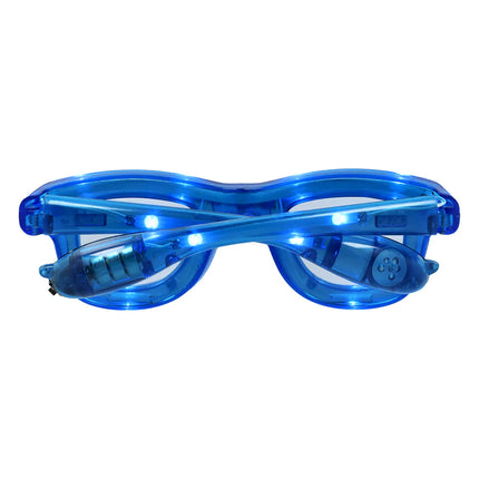 Gafas de fiesta LED Parpadean en azul