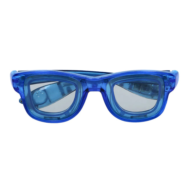 Gafas de fiesta LED Parpadean en azul