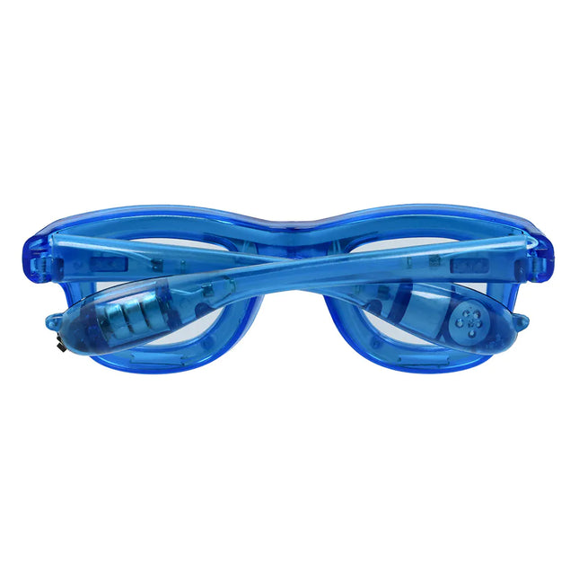 Gafas de fiesta LED Parpadean en azul