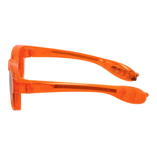 Gafas de fiesta con LED Parpadean en naranja