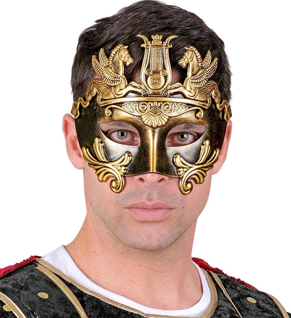Máscara Ocular Romana Oro Negro