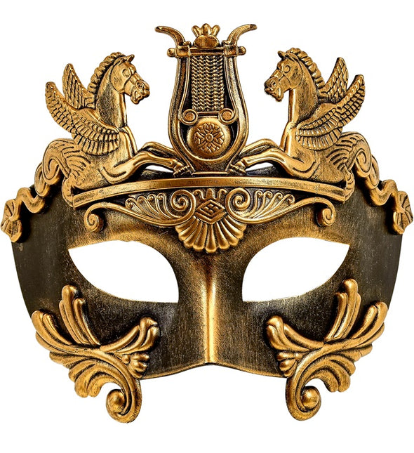 Máscara Ocular Romana Oro Negro