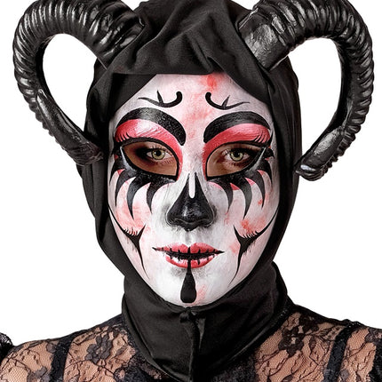 Máscara de Halloween Teatro Femenino Diablo