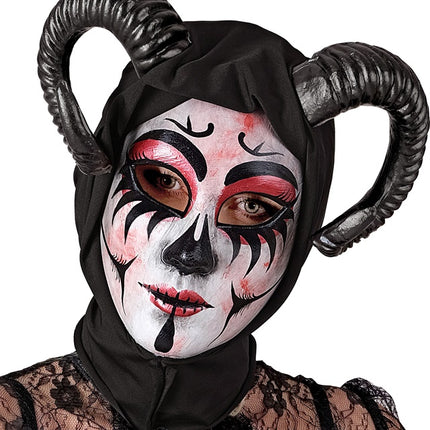 Máscara de Halloween Teatro Femenino Diablo