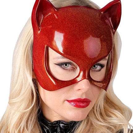 MÁSCARA CAT EYE ROJA