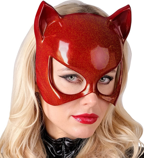 MÁSCARA CAT EYE ROJA