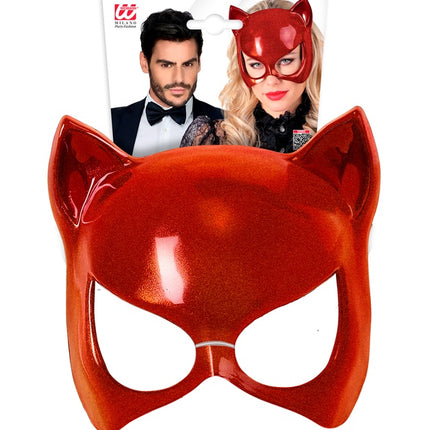 MÁSCARA CAT EYE ROJA