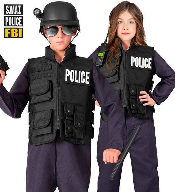 CHALECO SWAT FBI/POLICIA NIÑO