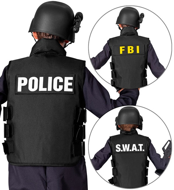 CHALECO SWAT FBI/POLICIA NIÑO