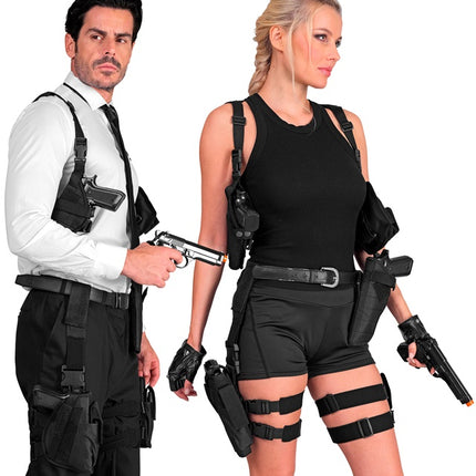 Funda Pata Derecha Negra Tactical Uni