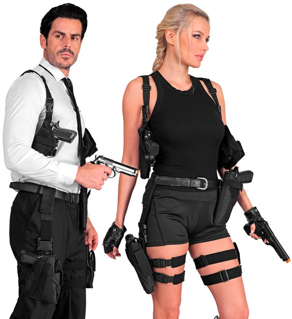 Funda Pata Derecha Negra Tactical Uni