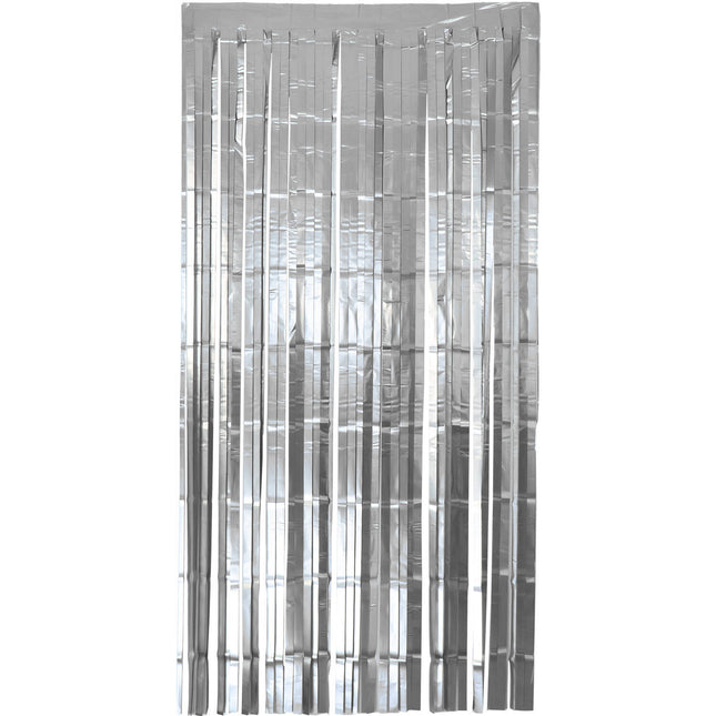 Cortina de puerta plateada 2m