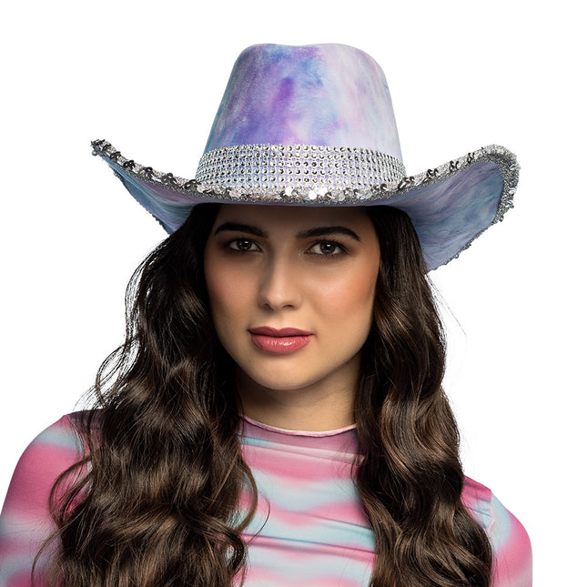 Sombrero vaquero Darling lila