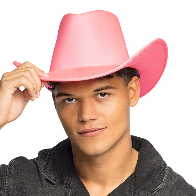 Sombrero vaquero Blaze - Rosa neón UV