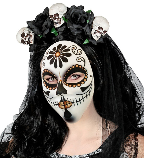 Máscara Día De Los Muertos Mujer