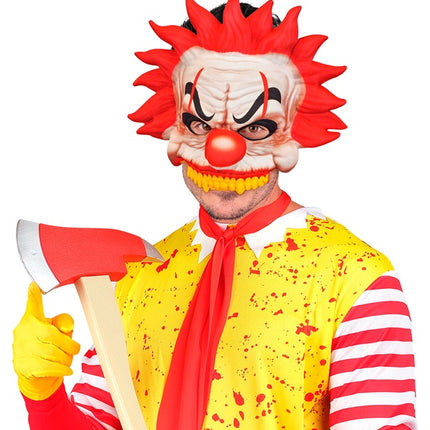 MÁSCARA SIN BARBILLA PAYASO ASESINO