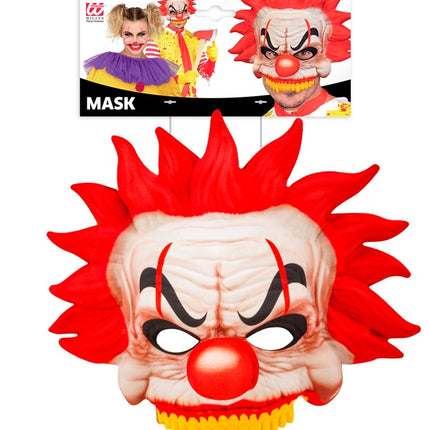 MÁSCARA SIN BARBILLA PAYASO ASESINO