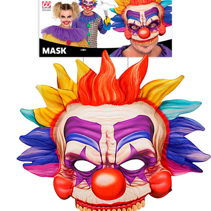 Máscara sin barbilla Payaso asesino
