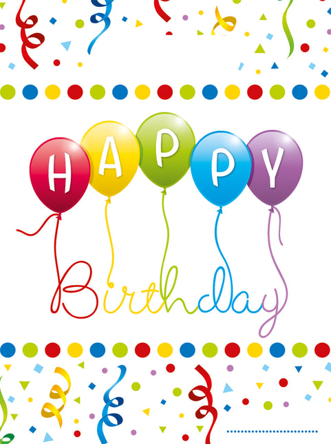 Bolsas para Compartir Feliz Cumpleaños 6uds