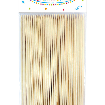 Productos de madera Brochetas de madera para barbacoa 50St