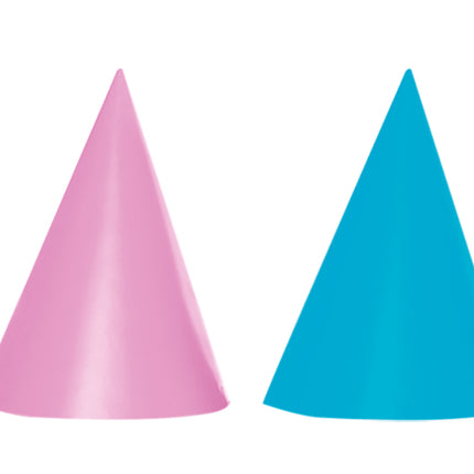 Gorros Unicolores Party Essentials (Colores Surtidos) 6St