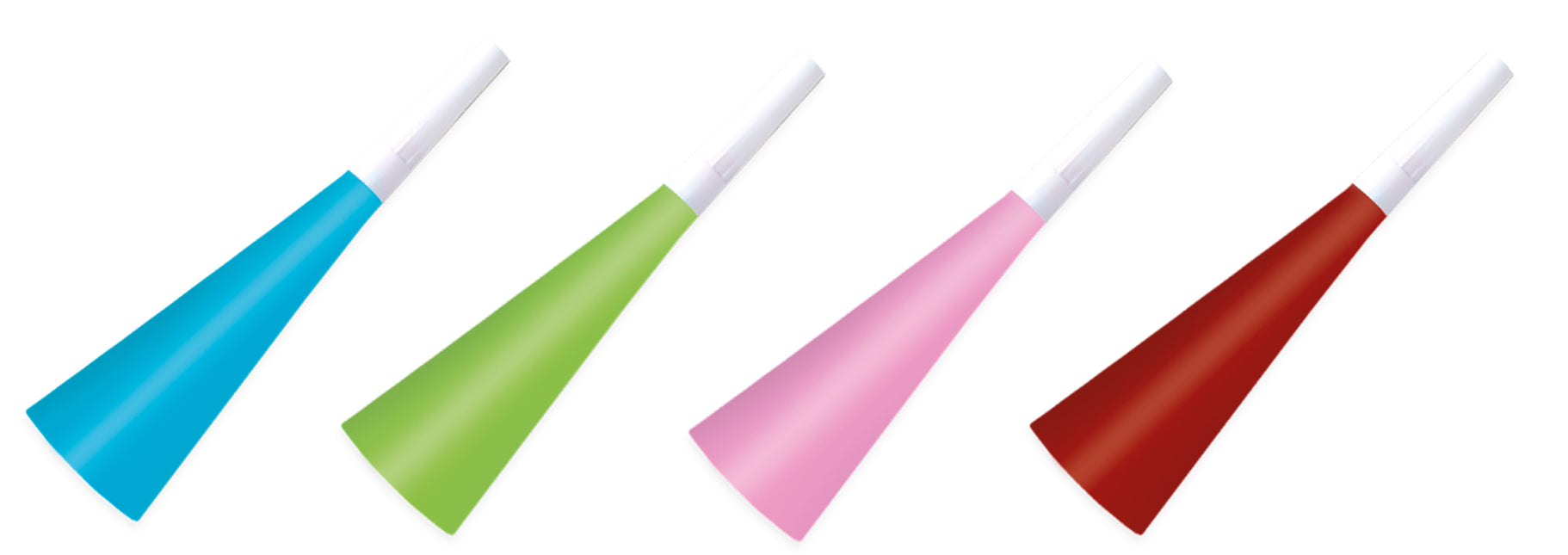 Cuernos Unicolores Party Essentials (Colores Surtidos) 4St