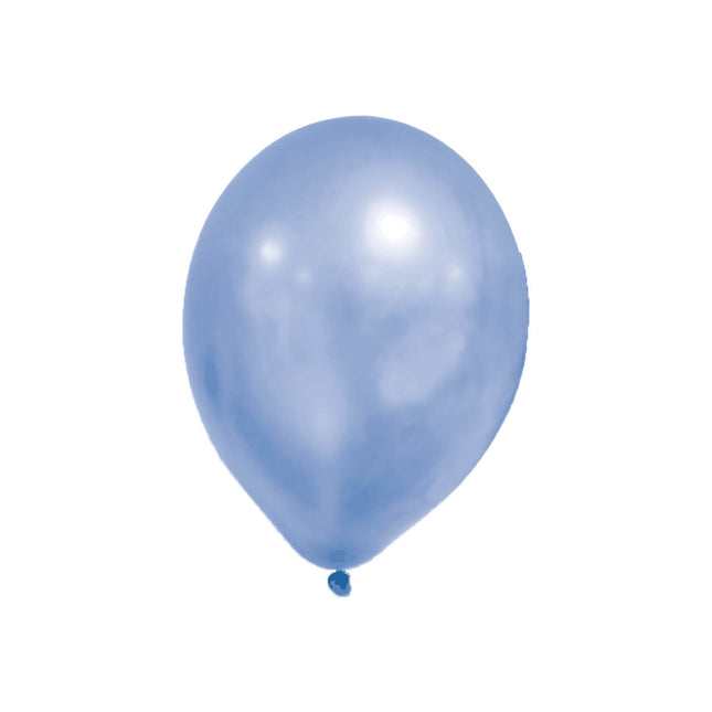 Party Essentials Globos Metálicos Pastel Azul 8St