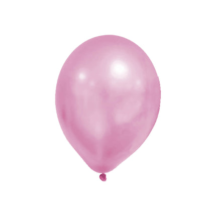 Globos Rosas Metálicos Pastel Vacíos 8pcs