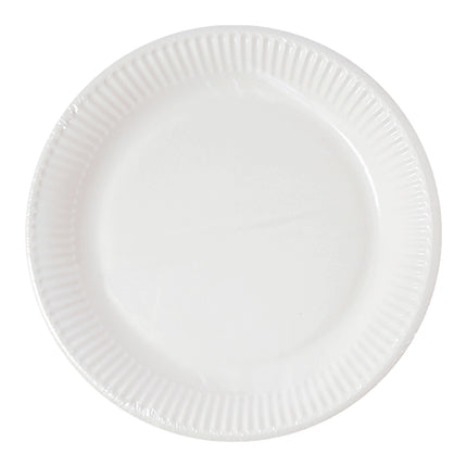 Productos de Papel Blanco Platos de Papel Blanco 23Cm Hogar e Industria Compostables Certificados 10St