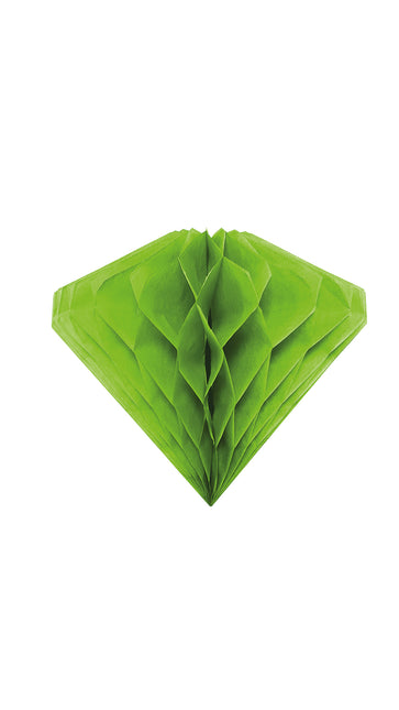 Party Essentials Decoración Colgante Panal Diamante 20Cm Verde Claro 1St