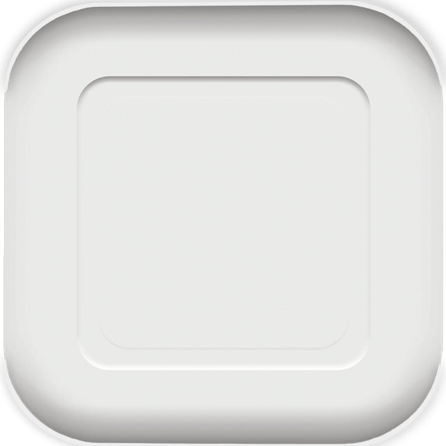 Platos Blancos Cuadrados 23cm 10ud