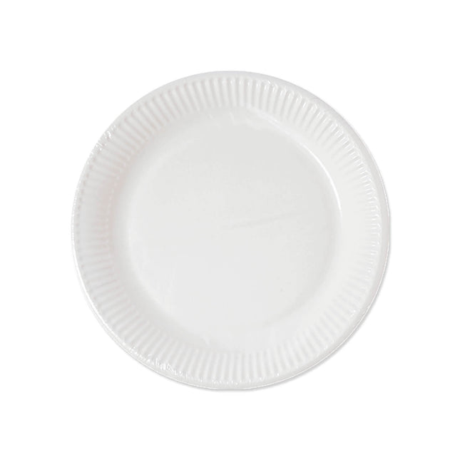 Productos de Papel Blanco Platos de Papel Blanco 16Cm Hogar e Industria Compostables Certificados 10St