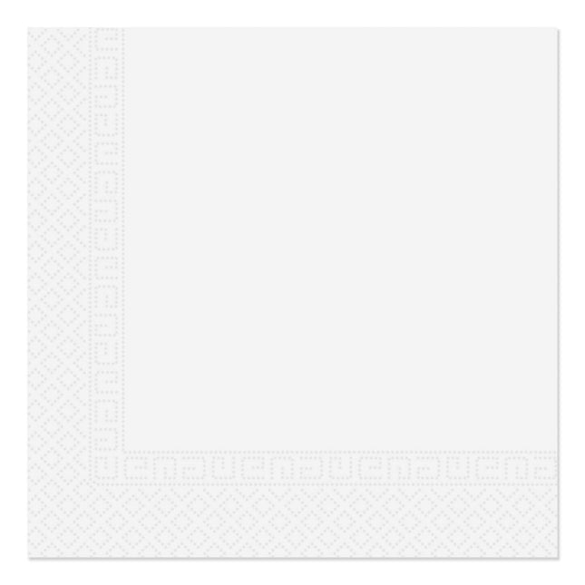 White Paper Products Servilletas blancas de tres capas 33X33Cm Hogar e Industria Compostables Certificadas 20St