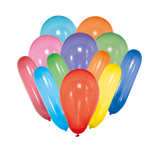 Party Essentials Globos Mixtos De Varias Formas Y Colores 30St