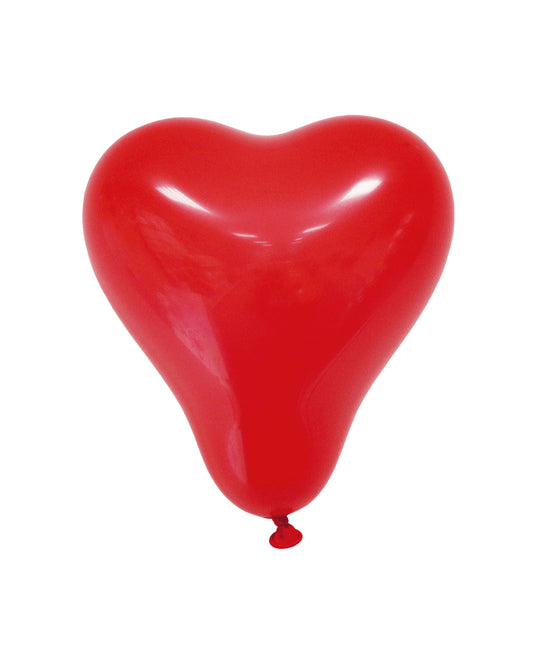 Globos en forma de corazón Party Essentials Rojo 8St