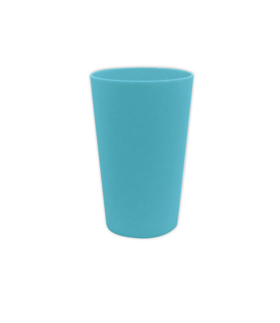 Vasos Reutilizables Color Sólido Turquesa 280Ml 2St