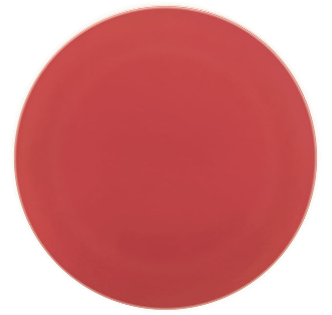 Platos Reutilizables Color Sólido Rojo 25Cm 2St