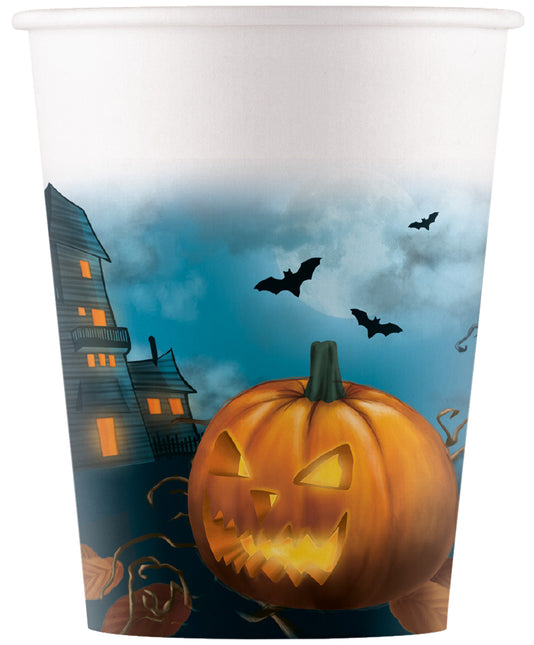 Halloween Sensaciones Fsc Vasos de Papel 200Ml (Wm) 8St