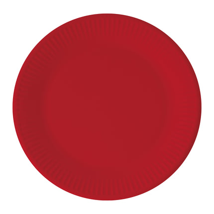 Platos Rojos 20cm 8ud