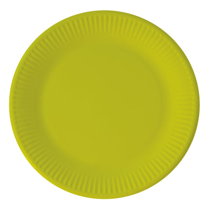 Platos Verde Lima 20cm 8pcs