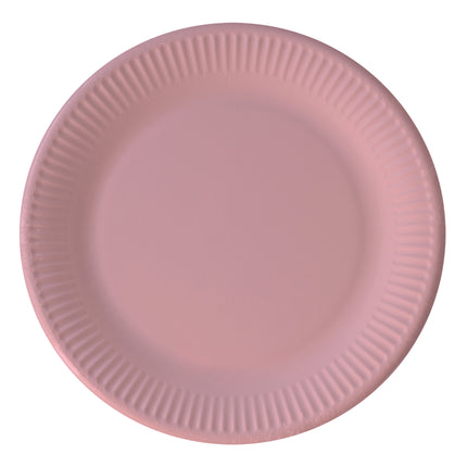 Color Sólido Rosa Fsc Platos de Papel Next Generation Mediano 20Cm 8St