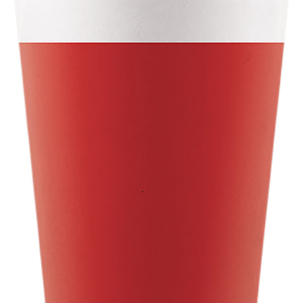 Vasos de Papel Fsc Color Rojo Sólido 200Ml (Wm) 8St