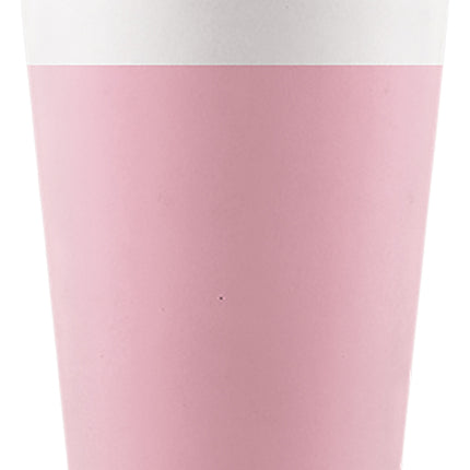 Vasos de Papel Fsc Color Rosa Sólido 200Ml (Wm) 8St