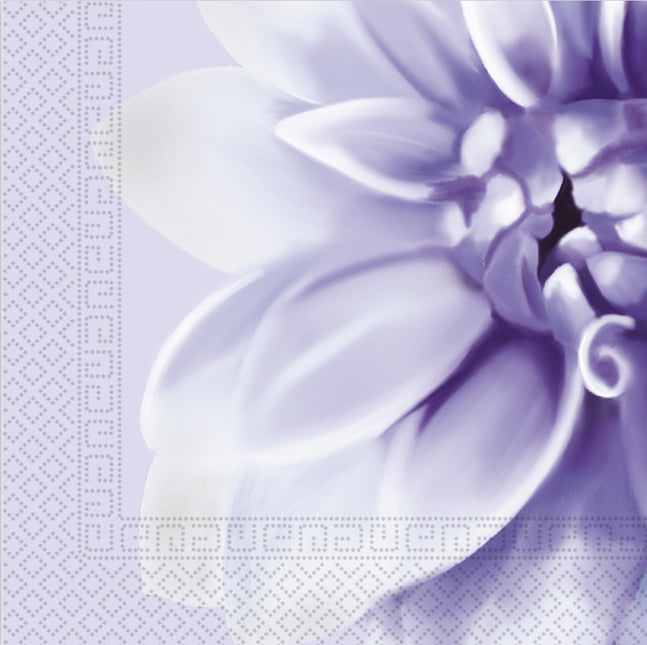 Servilletas Lila Dhalia 33cm 20uds