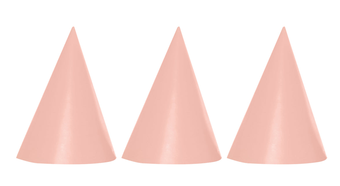Party Essentials Fsc Sombreros Oro Rosa 6St